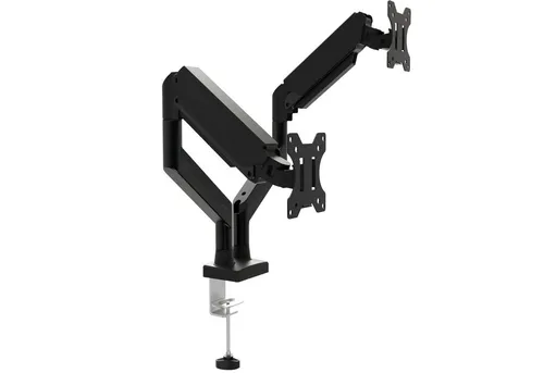 GTPLAYER Monitor-Halterung monitor arm monitorhalter für 13 bis 32 Zoll Bildschirme, Hält 2~10 kg, (Höhenverstellbare mit Neigungen, Schwenken, Dreht, VESA 75 & 100 mm)