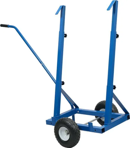 Plattentransporter 200kg 2 Reifen Plattenkarre Transportwagen Plattenroller Handwagen