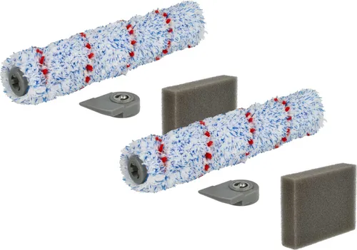 vhbw 4-tlg. Zubehör-Set kompatibel mit Leifheit Regulus Aqua PowerVac Staubsauger - Schaumstoff-Filter, Bürstenrolle