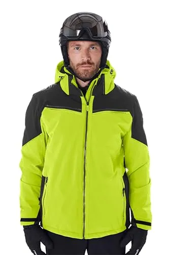 killtec KSW 51 MN Ski Jacket frühlingsgrün (00766) S - Funktionsjacke für Herren, wasserdicht mit 20.000 mm Wassersäule und innovativer Dermizax-Beschichtung. Ideal für Skifahrer, die Wert auf Qualität und Nachhaltigkeit legen.