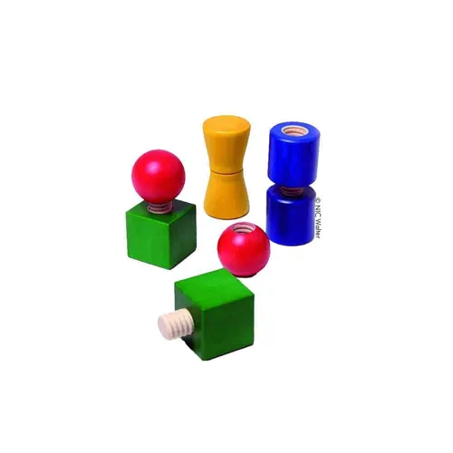 Schrauben und Muttern aus Holz Holzspielzeug