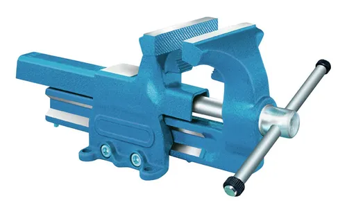 Forum Parallelschraubstock 140 mm mit Ambossfläche - Schraubstock mit robustem Amboss, ideal für präzise Arbeiten in der Werkstatt und für Handwerker.