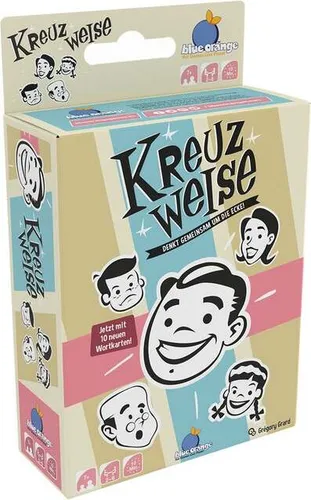 Asmodee Familienspiel Kreuzweise - Brettspiel für 2-6 Spieler ab 7 Jahren, fördert Wortschatz und Teamarbeit
