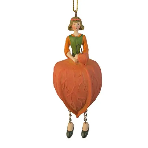 ROSEMARIE SCHULZ Heidelberg Blasenkirsche Elfen-Feefigur zum Hängen Flower Fairy Figur Dekofigur