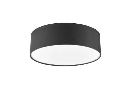 Lindby LED Textil Deckenleuchte rund 40 cm - Stilvolle Deckenlampe aus grauem Stoff, ideal für Wohnzimmer und Schlafzimmer. Genießen Sie blendfreies Licht und gestalten Sie Ihre Räume harmonisch mit modernem Design.