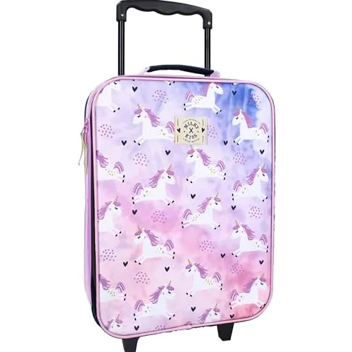 Spielwaren Klee Einhorn Trolley Koffer 12 L Kindertrolley Mädchen Handgepäck Kinder Kinderkoffer