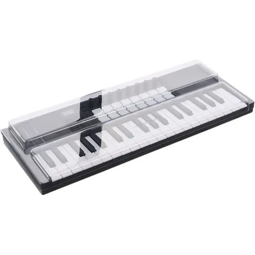 Decksaver LE Launchkey Mini 37 MK4 - Schutzhülle für MIDI-Controller - Abdeckhaube für Novation Launchkey Mini 37 MK4, schützt vor Staub, Schmutz und Flüssigkeiten; aus hochwertigem Polycarbonat für maximale Langlebigkeit.
