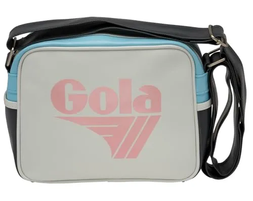 Gola Unisex Micro Redford Umhängetasche – Stilvoll in Weiß/Kreide/Pink/Puderblau - Modische Umhängetasche von Gola, ideal für den täglichen Gebrauch. Leicht und geräumig, perfekt für alle Essentials.