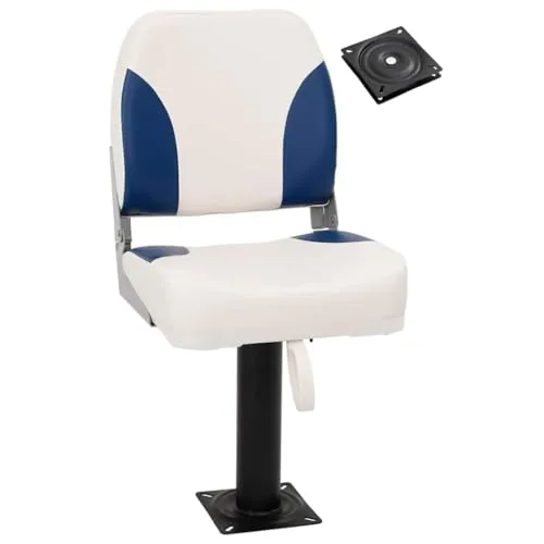 vidaXL 360° drehbarer Bootssitz mit Podest