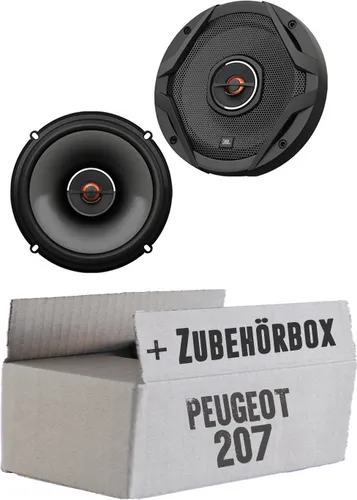 JBL GX602 Koax Lautsprecher Einbauset für Peugeot 207 - Car-HiFi-Lautsprecher mit 180W Spitzenleistung und einzigartigem Plus One™-Woofer für überragenden Klang und individuelle Klanganpassung. Ideal für den perfekten Musikgenuss in deinem Peugeot 207.