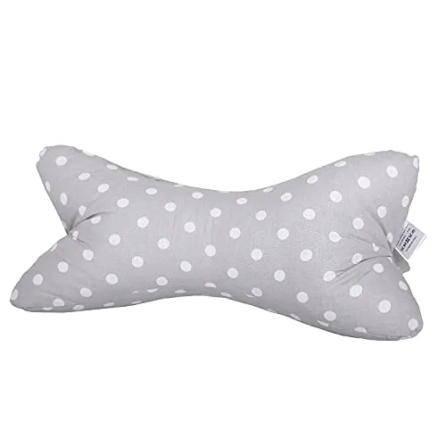 Dr. Berger Leseknochen Nackenrolle Kissen - Ergonomisches Buchkissen für entspanntes Lesen - Bücherkissen aus 100% Baumwolle, ergonomisch geformt für optimalen Nacken- und Rückenkomfort beim Lesen oder Fernsehen – perfekt für Wohlfühlmomente!