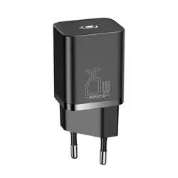 Baseus Super Si 1C Schnellladegert USB-C 25W Power Delivery Quick Charge schwarz (CCSP020101) - Schwarz