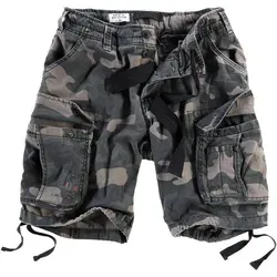 Surplus Airborne Vintage Shorts, schwarz, Größe S für Männer
