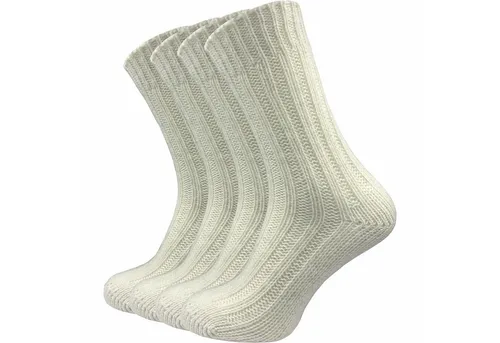 GAWILO Norwegersocken aus Alpaka für Herren, warme & dicke Wollsocken (4 Paar) Weiche Kuschelsocken aus Wolle, ideal gegen kalte Füße