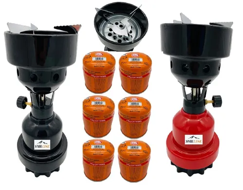 Campingkocher Kohleanzünder Gaskocher Grillanzünder Shisha + Gaskartuschen 190g