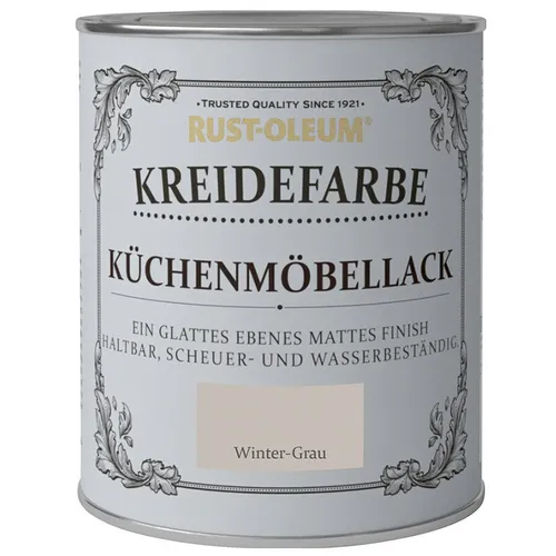 Produktbild Rust-Oleum 750 ml Kreidefarbe Küchenmöbellack Winter-Grau