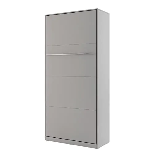 Mirjan24 Schrankbett Grau 90x200 cm