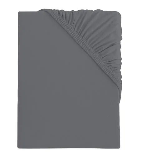 s.Oliver Spannbettlaken 180x200-200x200 cm in grau von s.Oliver