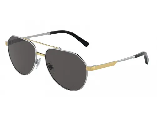 Dolce & Gabbana DG2288 Sonnenbrille - Unisex Sonnenbrille im trendigen Aviator-Stil mit UV400-Schutz und leichtem Metallrahmen für optimalen Tragekomfort.