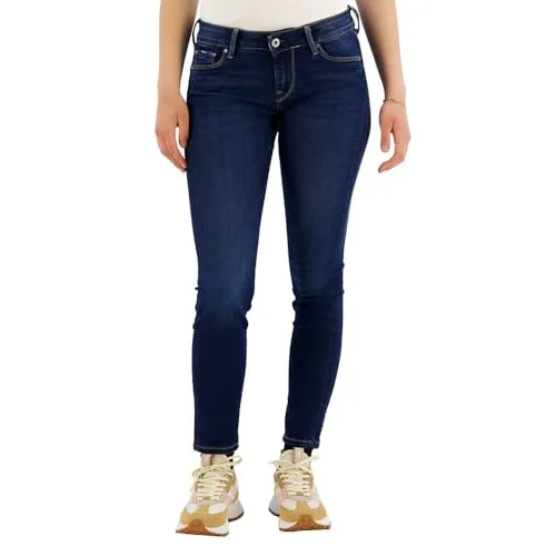 Pepe Jeans Damen Jeans Soho - Skinny Fit 26W / 32L - Moderne Skinny Jeans aus hochwertigem Materialmix, ideal für einen lässigen Look mit Shirt und Sneakern. Perfekt für modebewusste Damen!