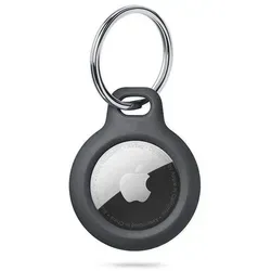 Tech-Protect Rough Apple Airtag Schwarz - Schwarz