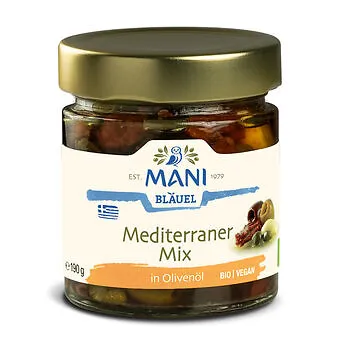 MANI®  3x MANI Mediterraner Mix in Olivenöl 190g