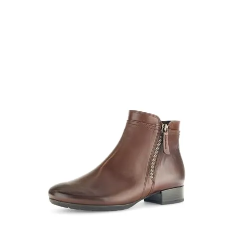 Gabor Damen Chelsea Boots - Komfortable Stiefeletten für Damen - Wanderschuhe mit komfortabler Mehrweite (H), ideal für lange Spaziergänge. Aus hochwertigem Lack mit weichem Microfutter und rutschfester Latexsohle für besten Halt.