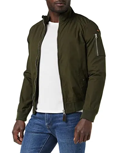 Schott NYC Herren Kenny Jacke, Grün (Dark Kaki Dark Kaki), XXL