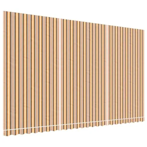 vidaXL Markisenbespannung Mehrfarbig Gestreift 6x3,5 m von vidaXL