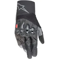 Alpinestars AMT-10 HDry Handschuhe - Wasserdicht, Schwarz/Dunkelgrau, XL - Motorradhandschuhe mit innovativer HDry® Membrane für 100% Wasserdichtigkeit und optimalen Komfort. Entwickelt für höchste Flexibilität und Schutz bei jedem Wetter.