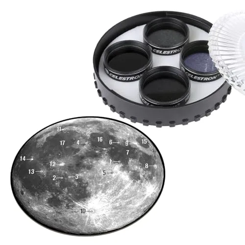 Celestron 94315 Moon Filter Kit – Compatible with 1.25