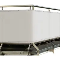 Sol Royal Balkonsichtschutz SolVision PB2 PES 500x90cm, Weiß - Hochwertiger Balkonsichtschutz aus robustem Polyethylen, schützt vor neugierigen Blicken und sorgt für mehr Privatsphäre auf Ihrem Balkon.