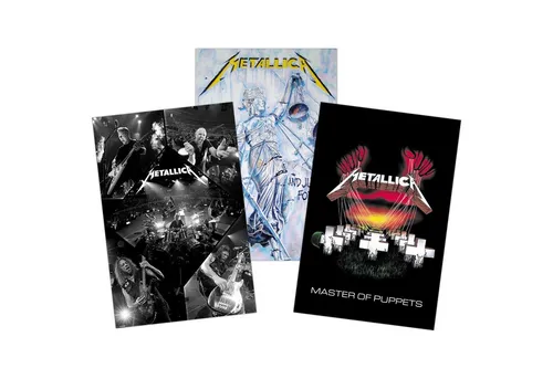 Close Up Poster Metallica Poster 3erSet 61 x 91,5 cm von Close Up