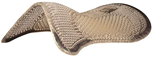 ACAVALLO Gel Pad Mitte erhöht - transparent, onesize AC108 - Sattelunterlage aus Gel, bietet optimalen Druckausgleich und hohen Komfort für Ihr Pferd während des Reitens.