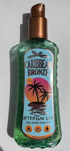Caribbean Bronze After Sun Gel Feuchtigkeitscreme Lotion, 93% Aloe Vera, vegan