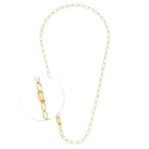 Leonardo Kette 024920 aus Edelstahl - Ketten für Damen, elegante goldene Edelstahlkette, perfekt für jeden Anlass und ein stilvolles Accessoire.