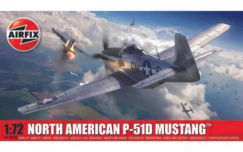 North American P-51D Mustang Airfix A01004B Spur 1/72