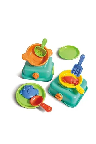 Hape Sandküche - Spielset zum Kochen, Strandspielzeug, Sandspielzeug, ab 18 Monaten