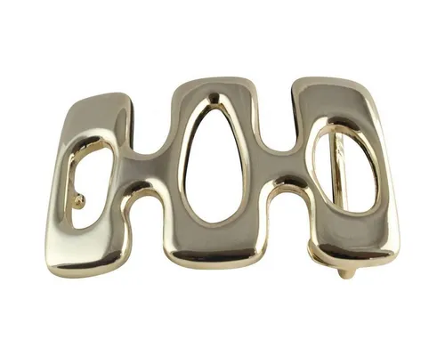 BELTINGER Gürtelschnalle Zeros 4,0 cm in gold von BELTINGER