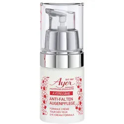 Ayer Pflege Ayerissime Vital Care Eye Cream 20 ml - Intensive Augenpflege - Augenpflege für empfindliche Haut, spendet tiefenwirksam Feuchtigkeit, glättet Trockenheitsfältchen und Krähenfüße. Für eine strahlend frische und pralle Augenpartie.
