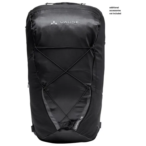 Vaude Uphill 16l Bikerucksack - Schwarz, One Size - Robuster Rucksack für Biker, mit 16 Litern Stauraum und umweltfreundlichem Material, perfekt für Tagesausflüge und Abenteuer.