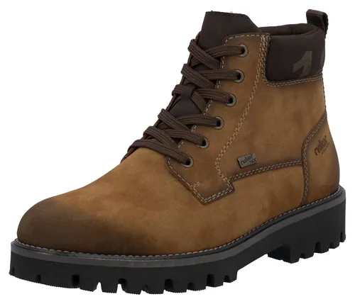 RIEKER Winterstiefelette Herren Gr. 43 - Sportlich und Warm - Wanderschuhe für Herren, sportliche Winterstiefelette aus Lederimitat mit RiekerTEX-Membrane, atmungsaktiv und wasserabweisend, ideal für Outdoor-Aktivitäten.