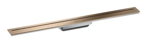 Axor Drain Fertigset Duschrinne 800 mm - Polished Red Gold - Elegante Duschrinnen in 800 mm, frei im Raum positionierbar, für ein modernes Badezimmerdesign.