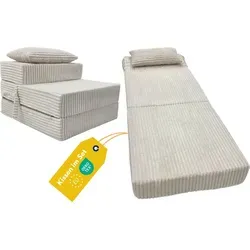 Odolplusz Komfort Gästematratze | Faltbare Klappmatratze mit Kissen - Sonstige Matratzen, ideal für Übernachtungen und Reisen, faltbar, mit mittlerem Härtegrad 2.5 für optimalen Schlafkomfort.