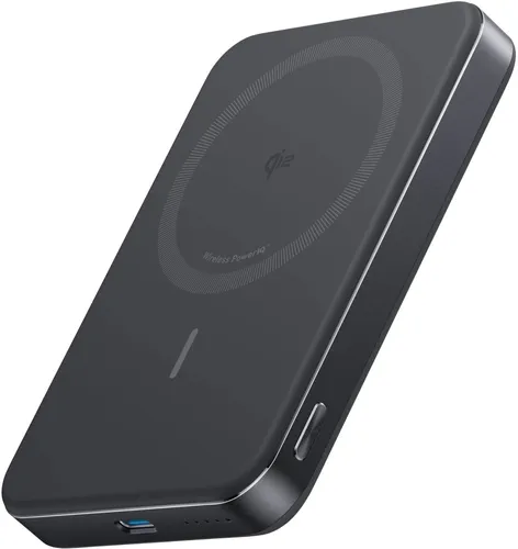 Anker MagGo Powerbank - Ultra-schlankes 10.000mAh magnetisches Akkupack, Qi2-zertifiziert, 15W Ultra-schnelles MagSafe-Laden für iPhone 16 15 14 13