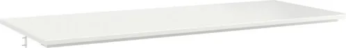 Jungborn Waschtischplatte 121 cm x 46 cm x 1,6 cm Weiß Uni MDF Ohne Ausschnitt QUATTRO/NOVE