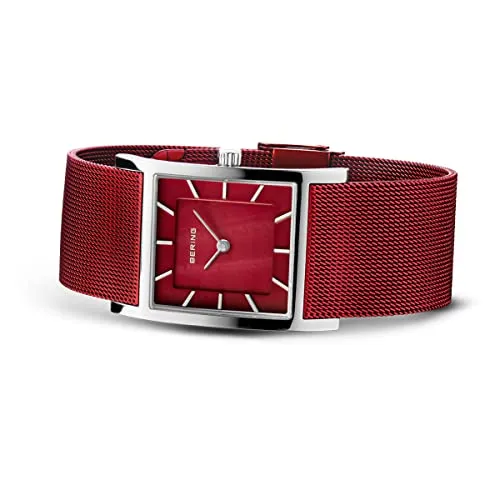 BERING Damen Uhr Quarz Movement in rot von BERING