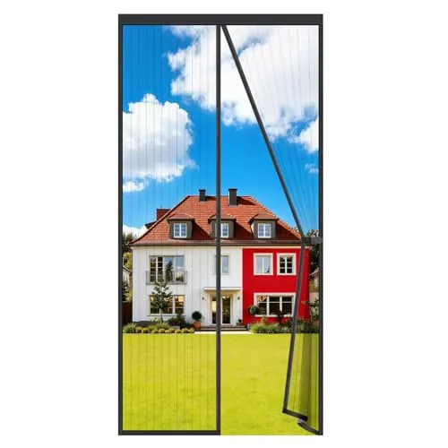 Moskitonetze & Fliegengitter Schwarz von Auxmir