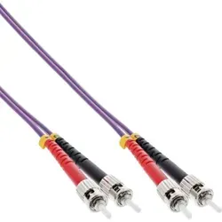 InLine® LWL Duplex Kabel, ST/ST, 50/125μm, OM4, 7,5m Kabel Patchkabel LWL