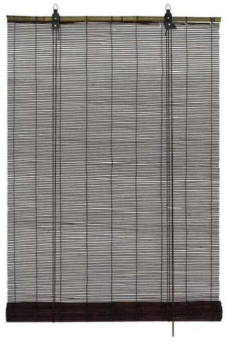 Doppelrollo Gardinia, Bambus rollo schoko 80x160, 80 x 160 cm, GARDINIA